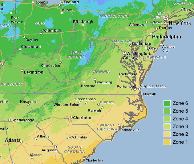 ZONE MAP Woodward Turf Farms